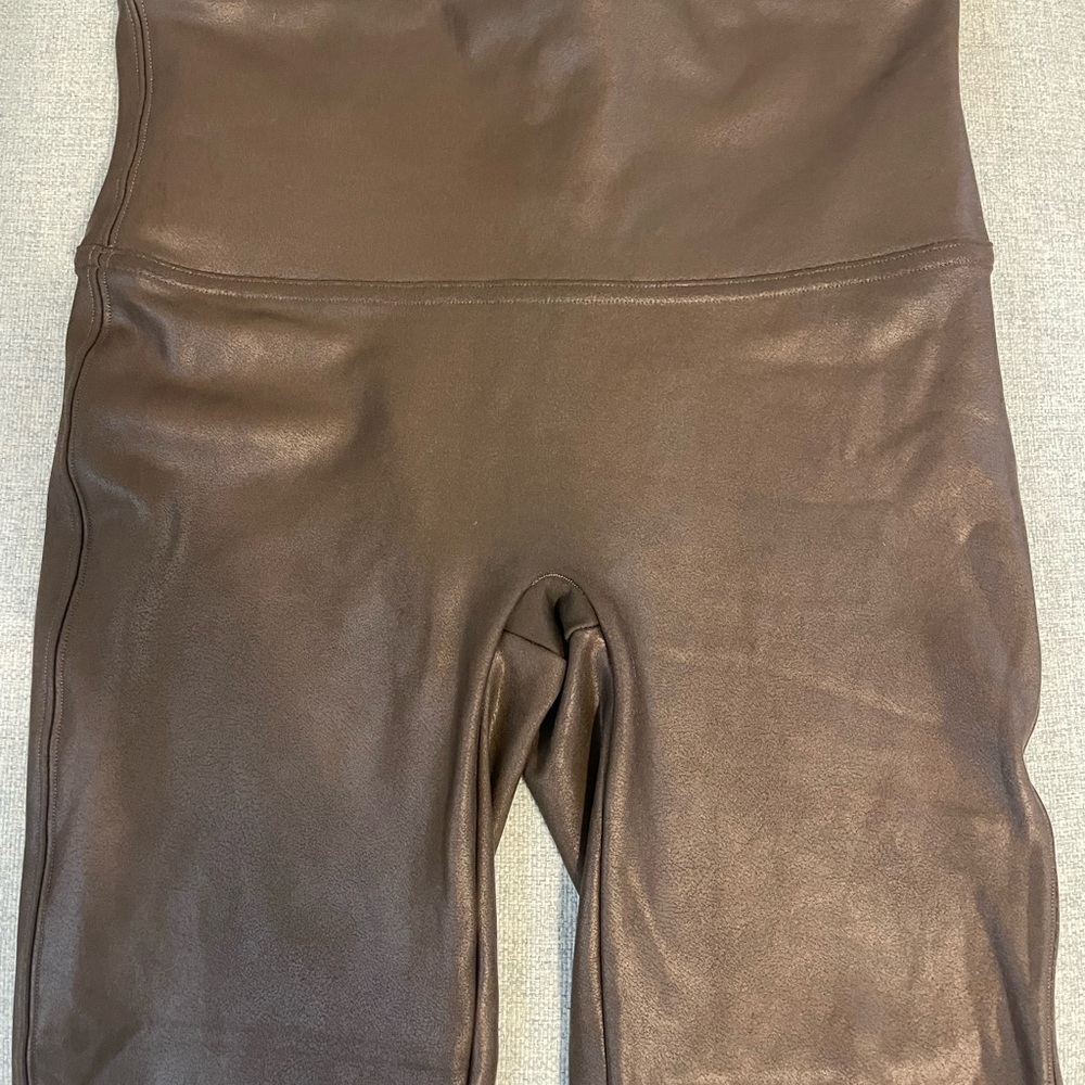 SPANX Brown Leggings, buttery soft, never worn